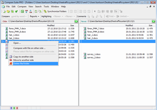 Compare Suite is a perfect tool to merge folders