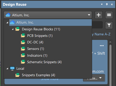 Work With Local and Public Snippets